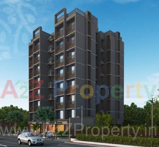 3D Elevation of real estate project Saransh located at Vejalpur, Ahmedabad, Gujarat