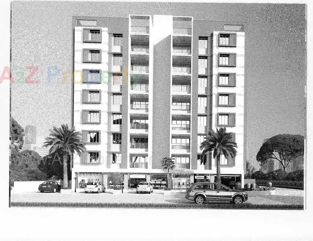 3D Elevation of real estate project Sarita Residency located at Nikol, Ahmedabad, Gujarat