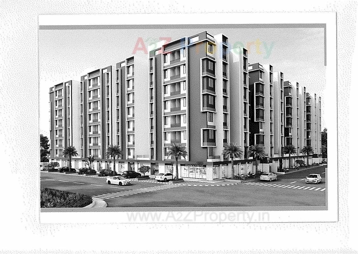 3D Elevation of real estate project Sarita Residency located at Vastral, Ahmedabad, Gujarat