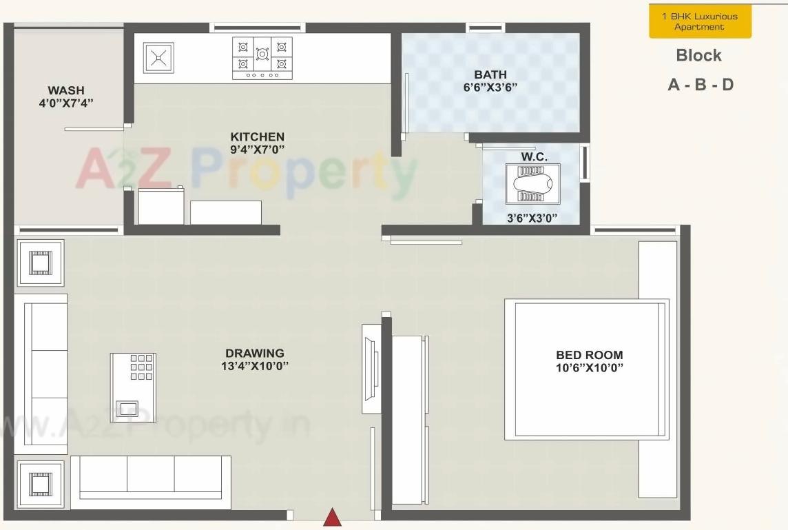Layout of real estate project Sarita Residency located at Vastral, Ahmedabad, Gujarat