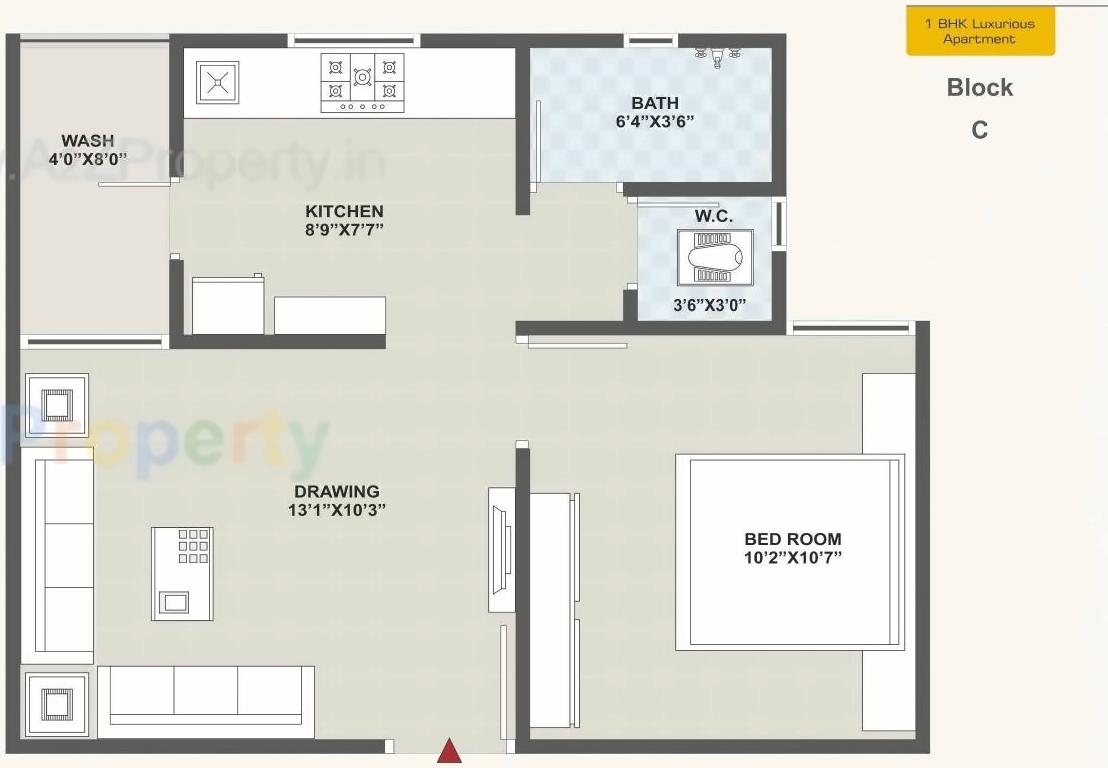Layout of real estate project Sarita Residency located at Vastral, Ahmedabad, Gujarat