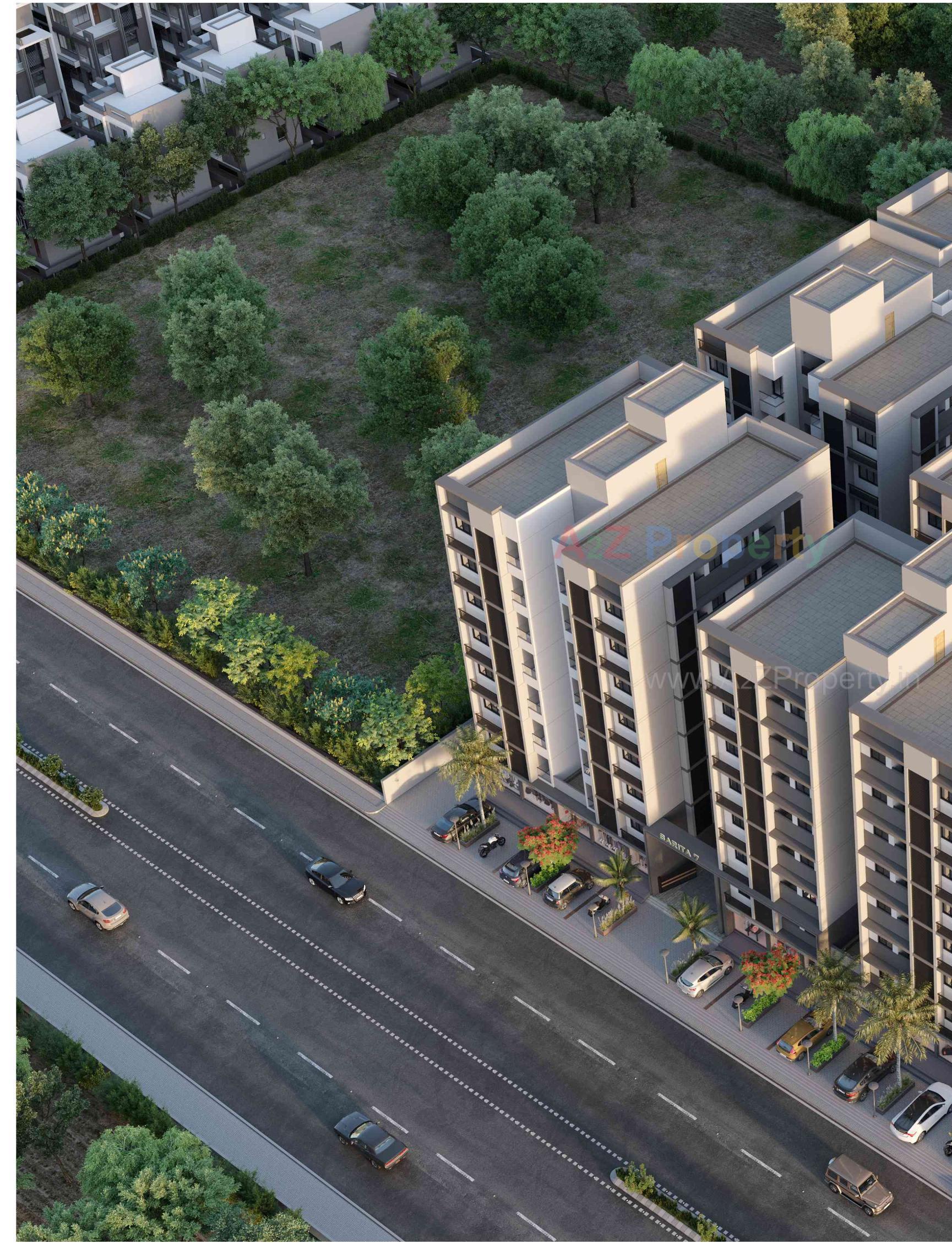 3D Elevation of real estate project Sarita Residency located at Odhav, Ahmedabad, Gujarat