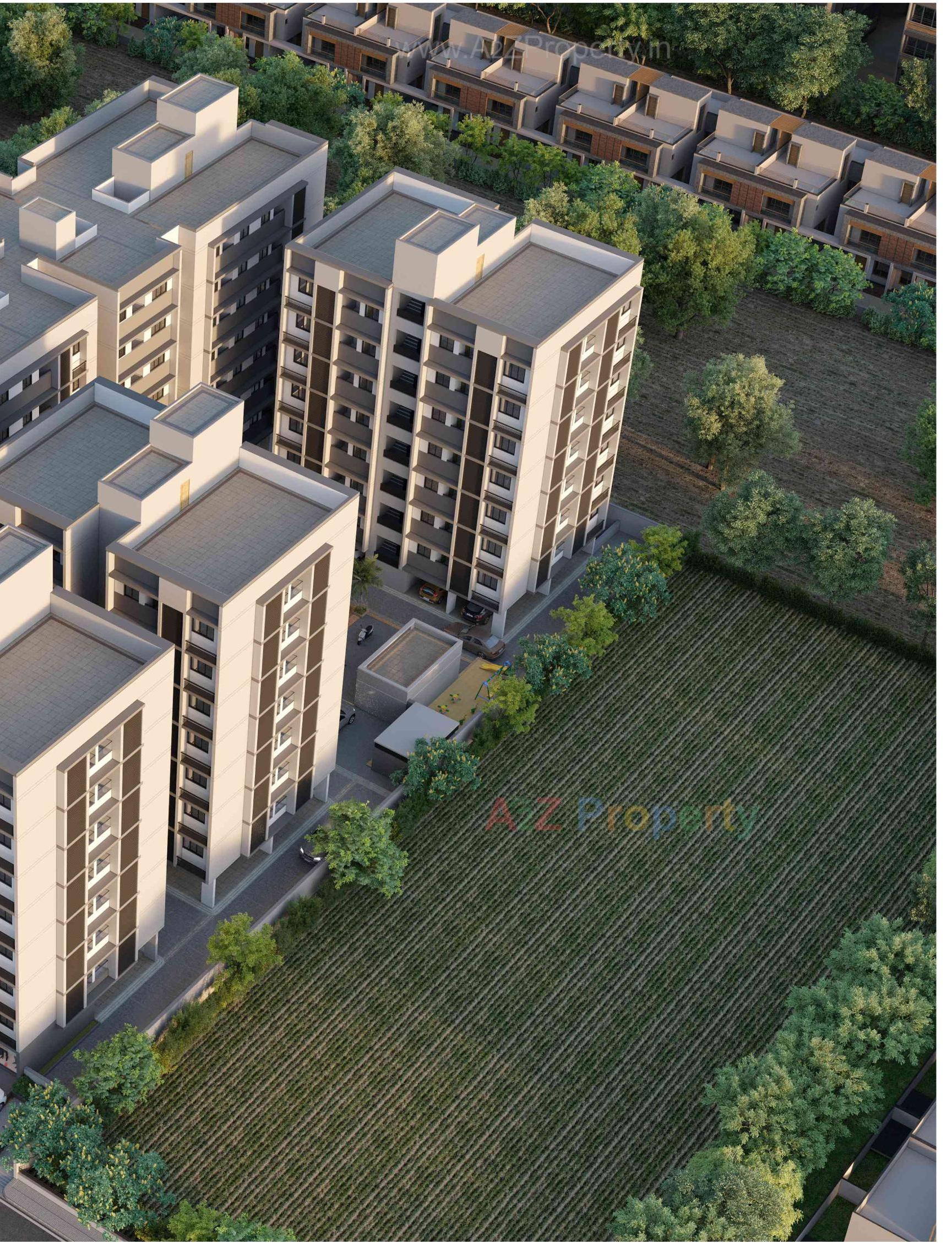 3D Elevation of real estate project Sarita Residency located at Odhav, Ahmedabad, Gujarat