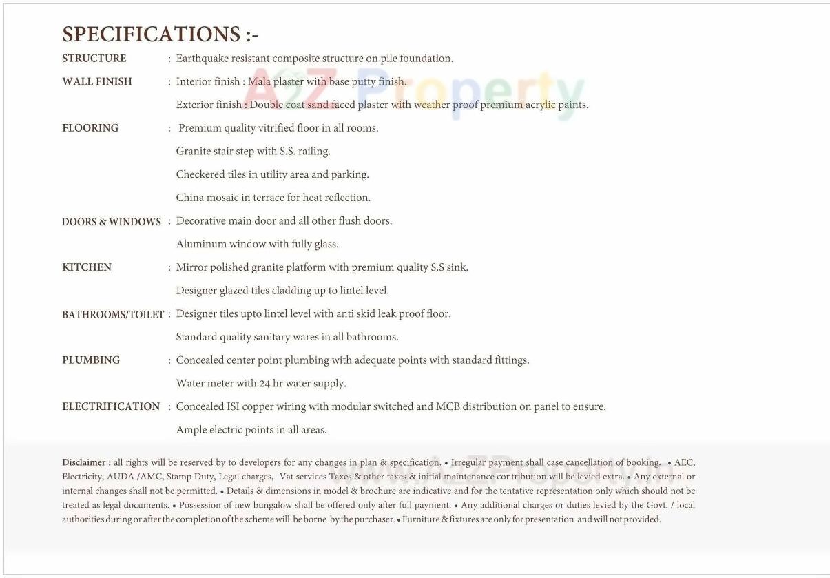 Project Specifications