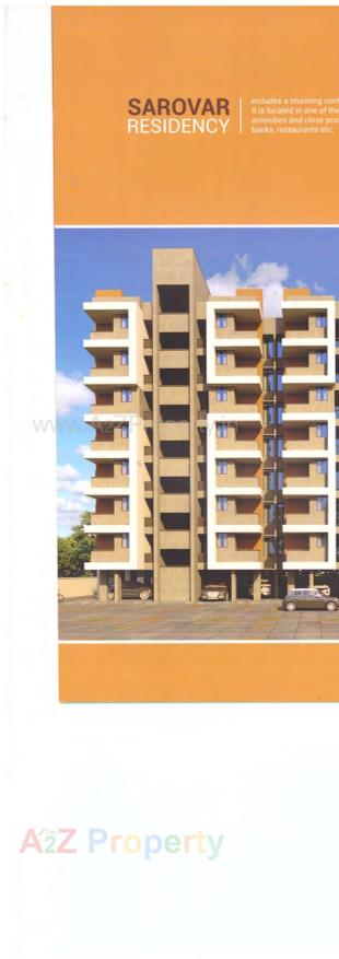 Elevation of real estate project Sarovar Platinum located at Rajpur--hirpur, Ahmedabad, Gujarat