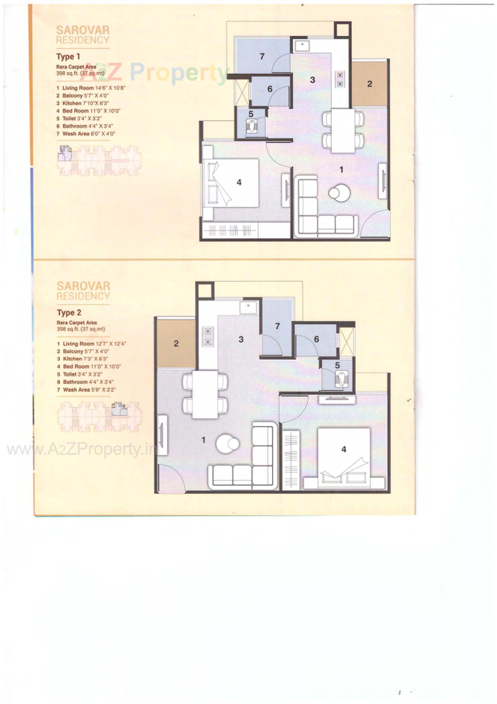 Layout of real estate project Sarovar Platinum located at Rajpur--hirpur, Ahmedabad, Gujarat
