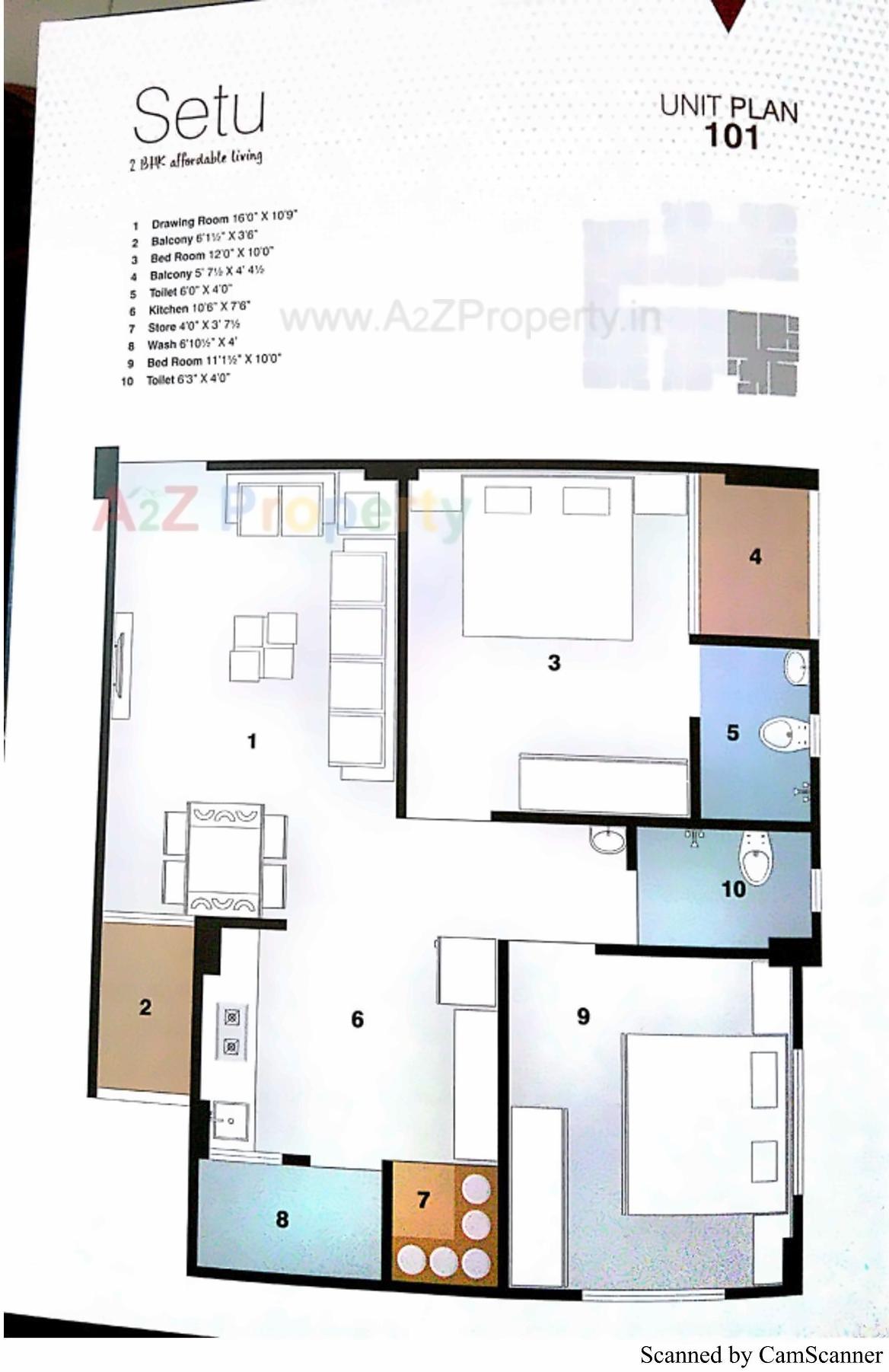 Layout of real estate project Sarovar Setu located at Manipur, Ahmedabad, Gujarat