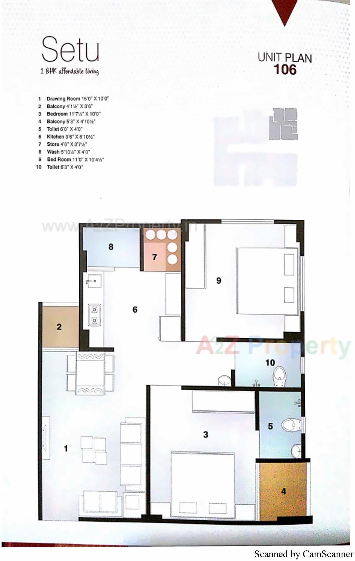 Layout of real estate project Sarovar Setu located at Manipur, Ahmedabad, Gujarat