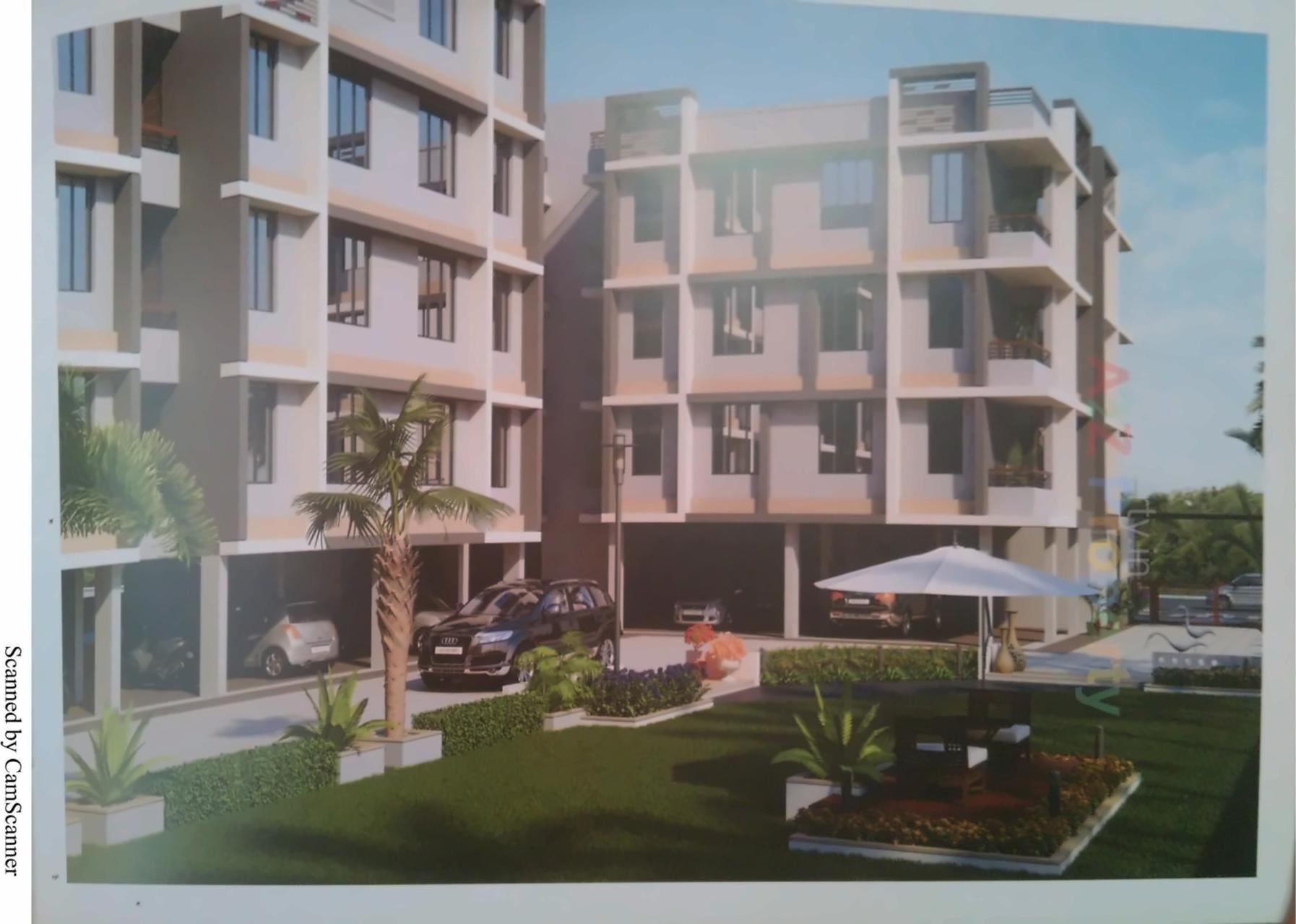 3D Elevation of real estate project Sarthak Homes located at Singrva, Ahmedabad, Gujarat
