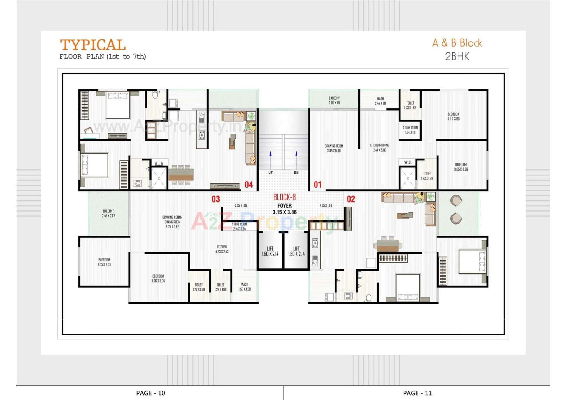 Layout of real estate project Sarthak Lake View located at Nikol, Ahmedabad, Gujarat