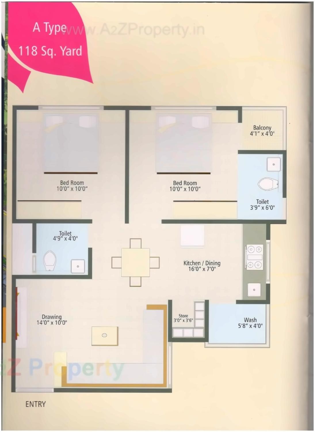 Layout of real estate project Sarthi Height located at Nikol, Ahmedabad, Gujarat
