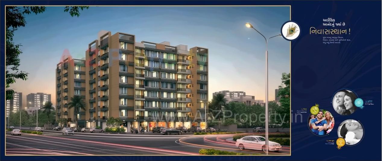 3D Elevation of real estate project Sarthi Heritage located at Vinzol, Ahmedabad, Gujarat