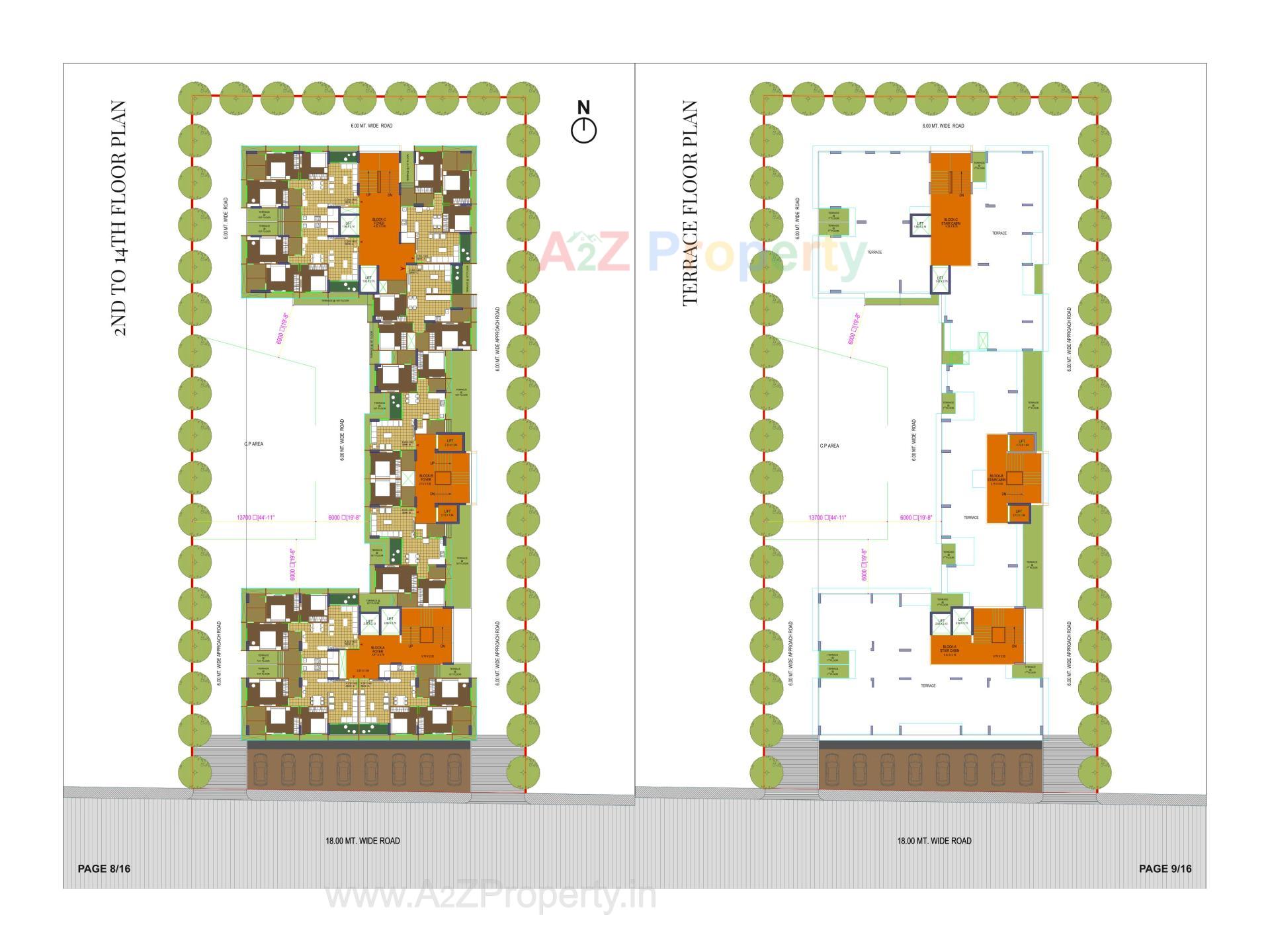 Layout of real estate project Sarva One located at Khodiyar, Ahmedabad, Gujarat