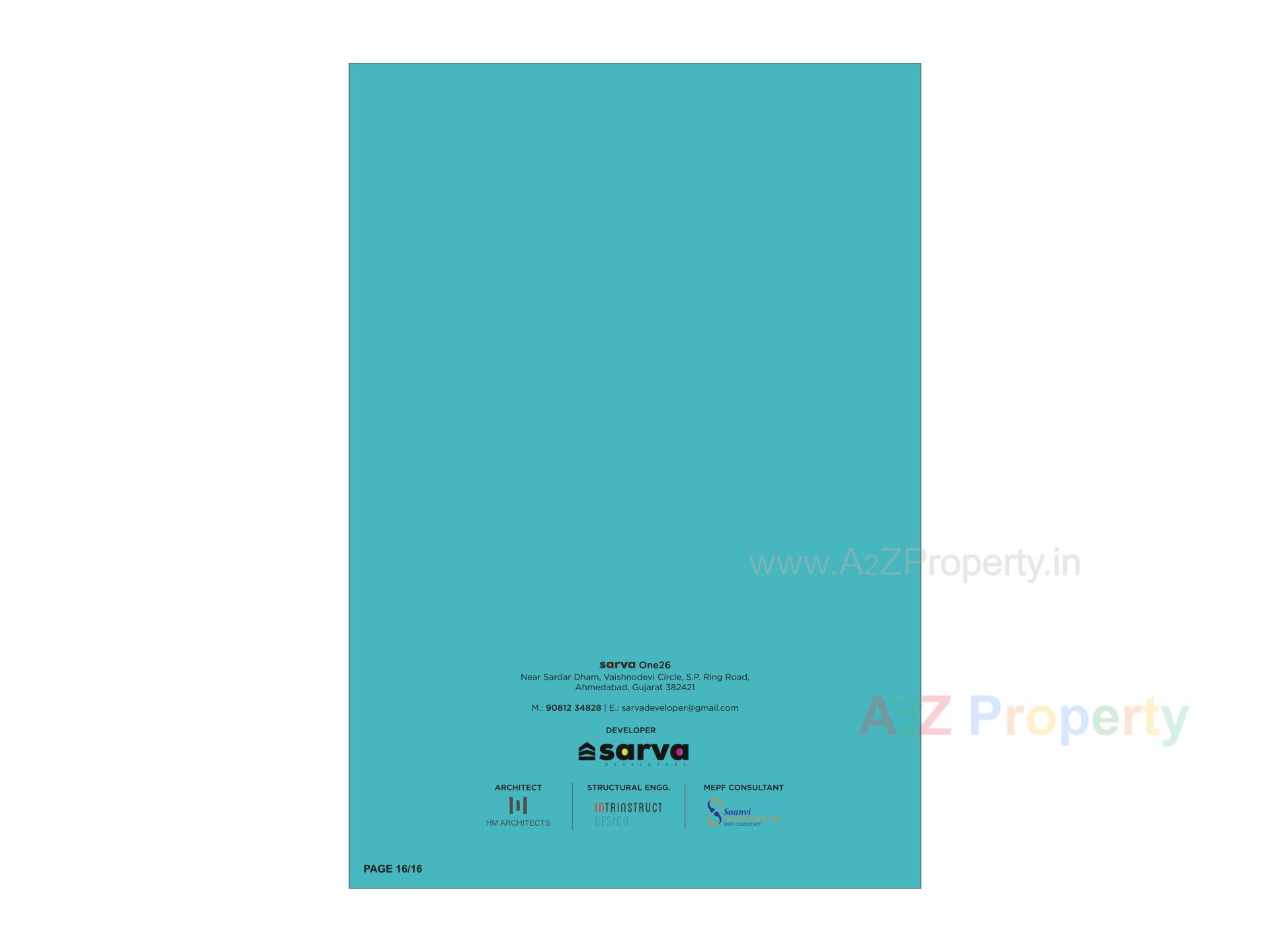  of real estate project Sarva One located at Khodiyar, Ahmedabad, Gujarat