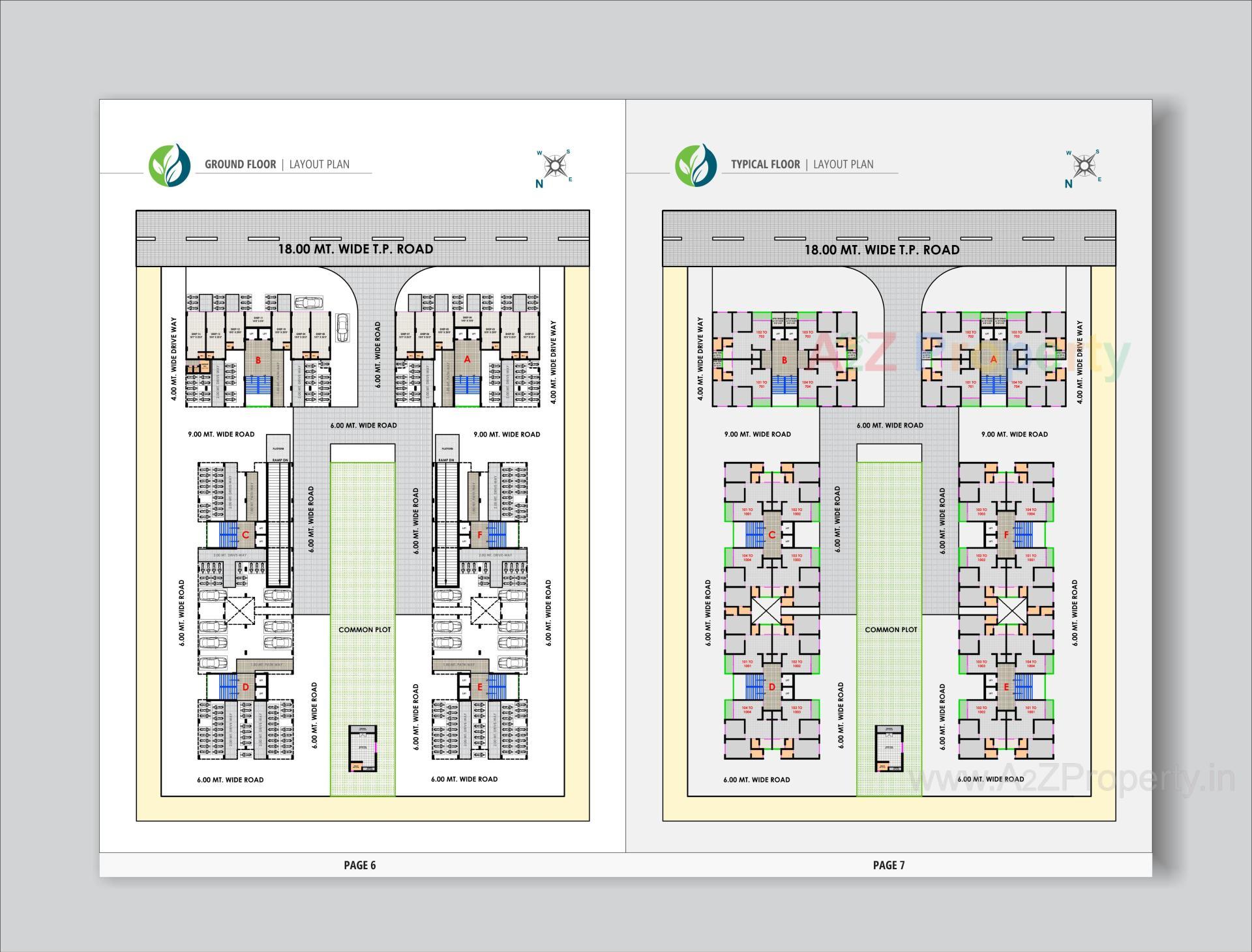 Layout of real estate project Sarva Residency located at Kathwada, Ahmedabad, Gujarat