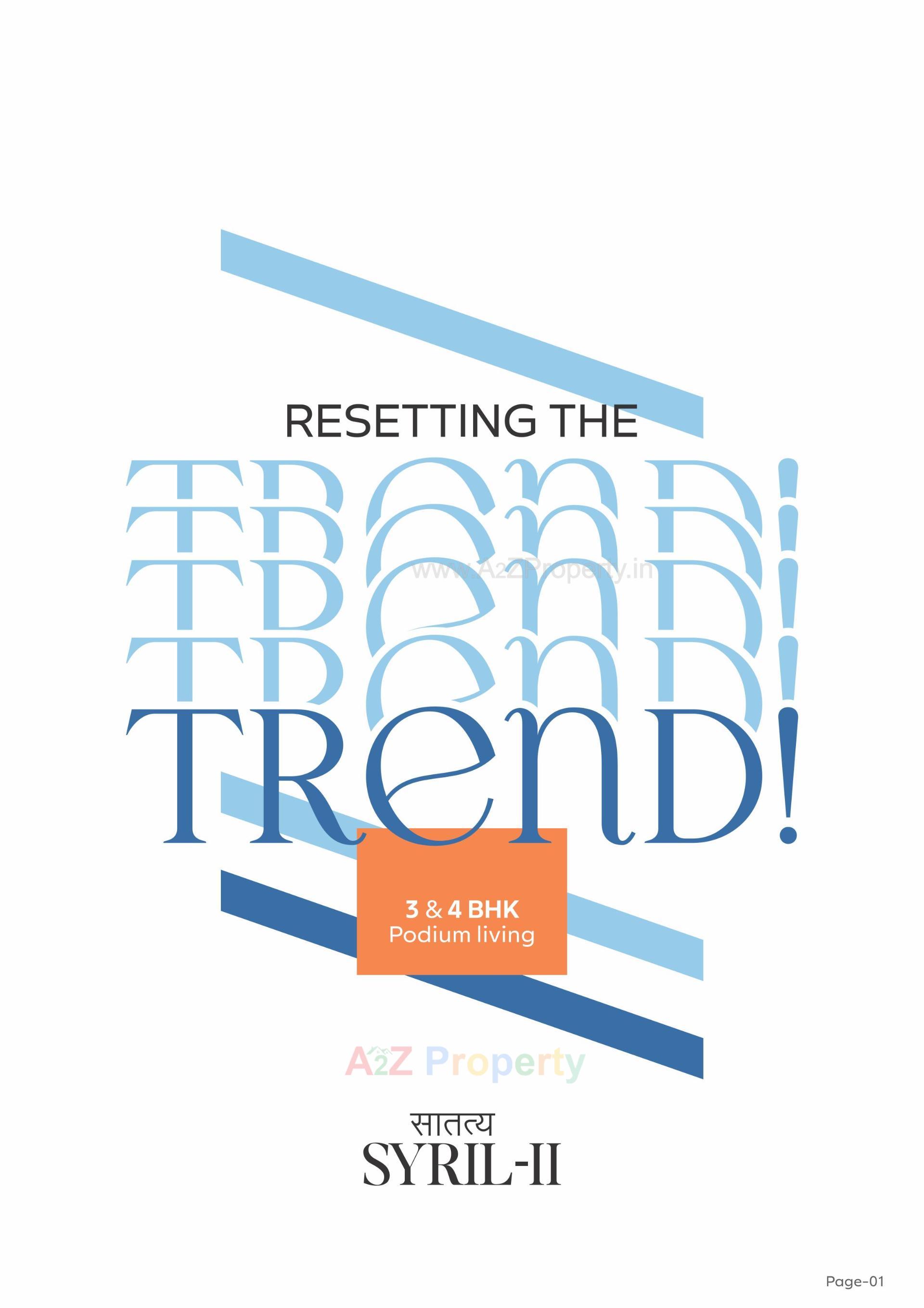  of real estate project Satatya Syril Ii located at Tragad, Ahmedabad, Gujarat