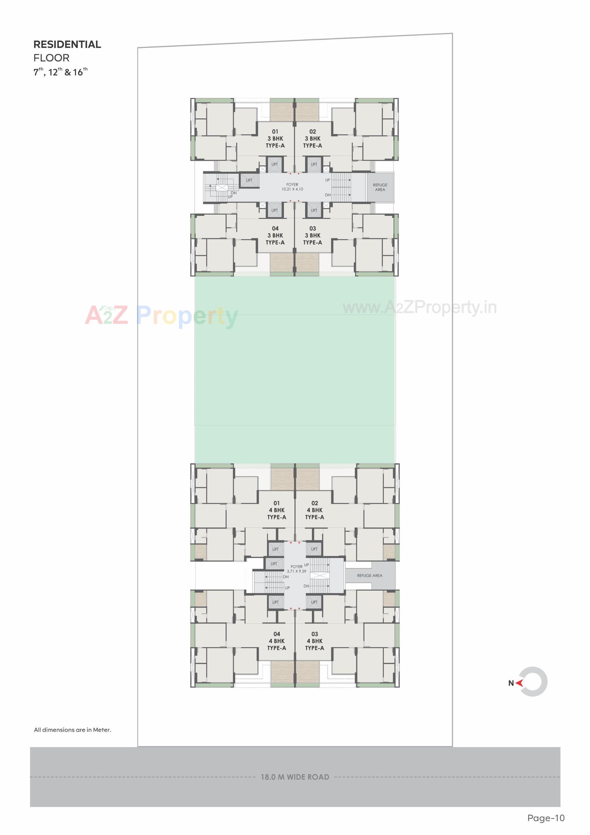Layout of real estate project Satatya Syril Ii located at Tragad, Ahmedabad, Gujarat