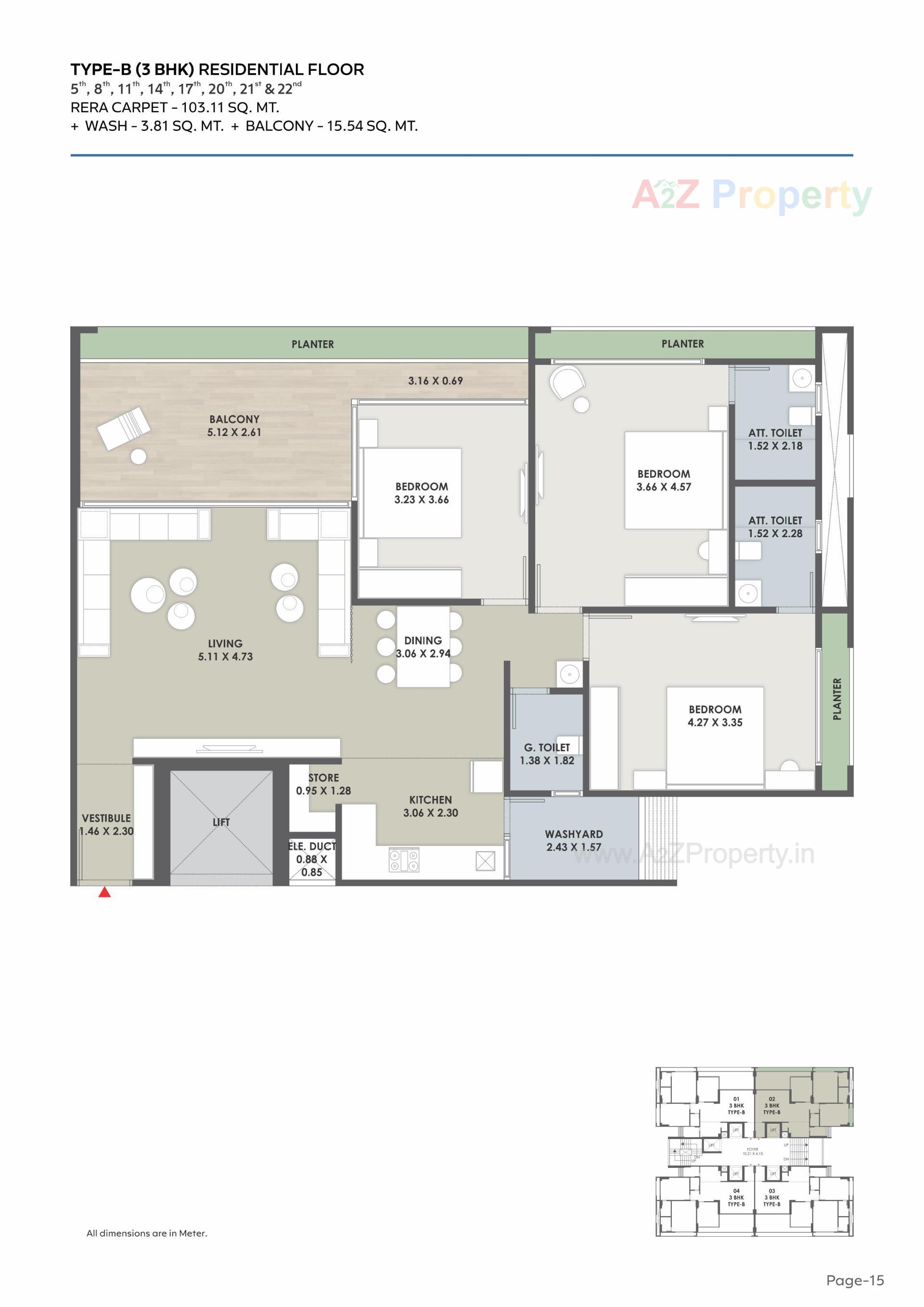 Layout of real estate project Satatya Syril Ii located at Tragad, Ahmedabad, Gujarat