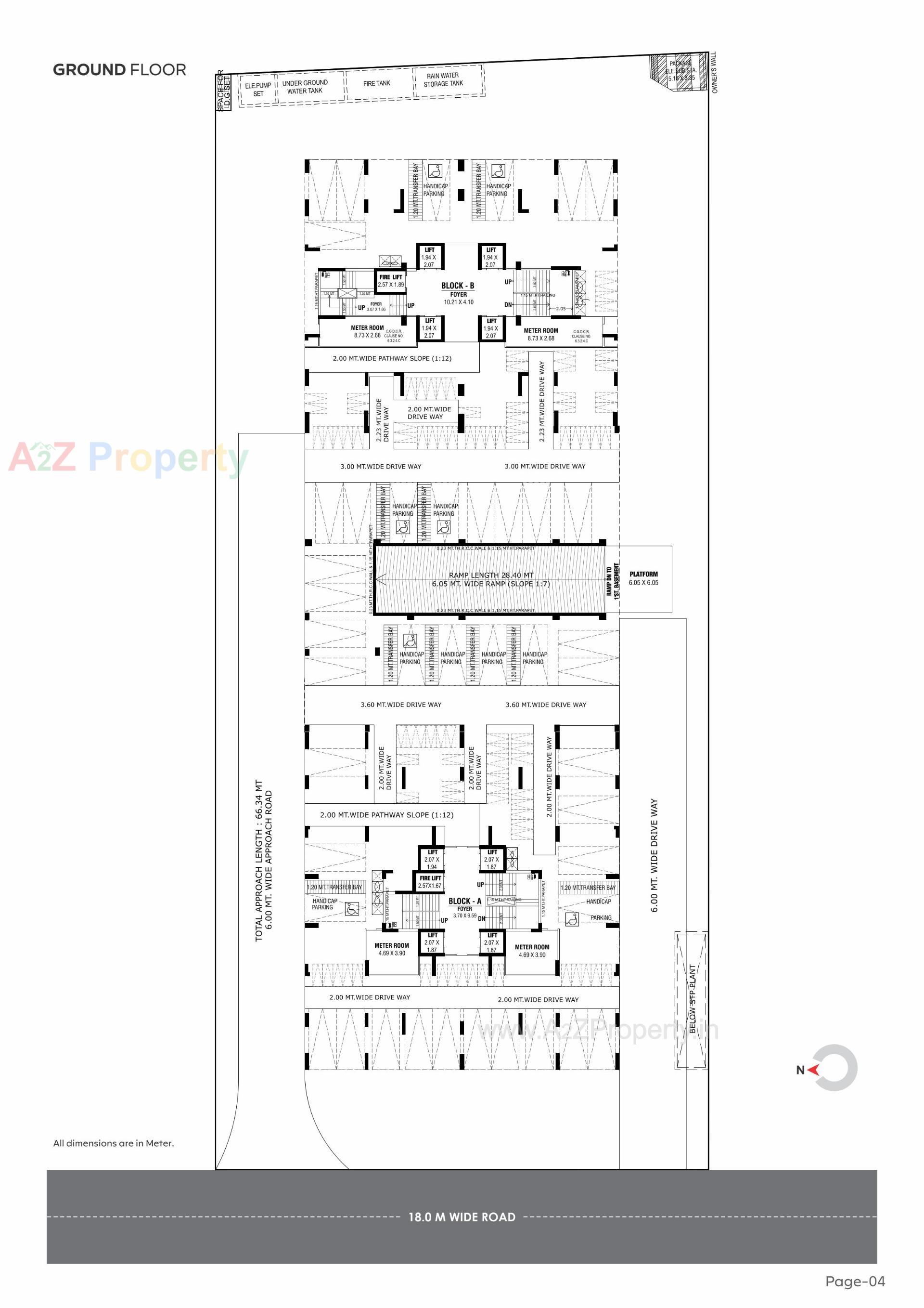 Layout of real estate project Satatya Syril Ii located at Tragad, Ahmedabad, Gujarat