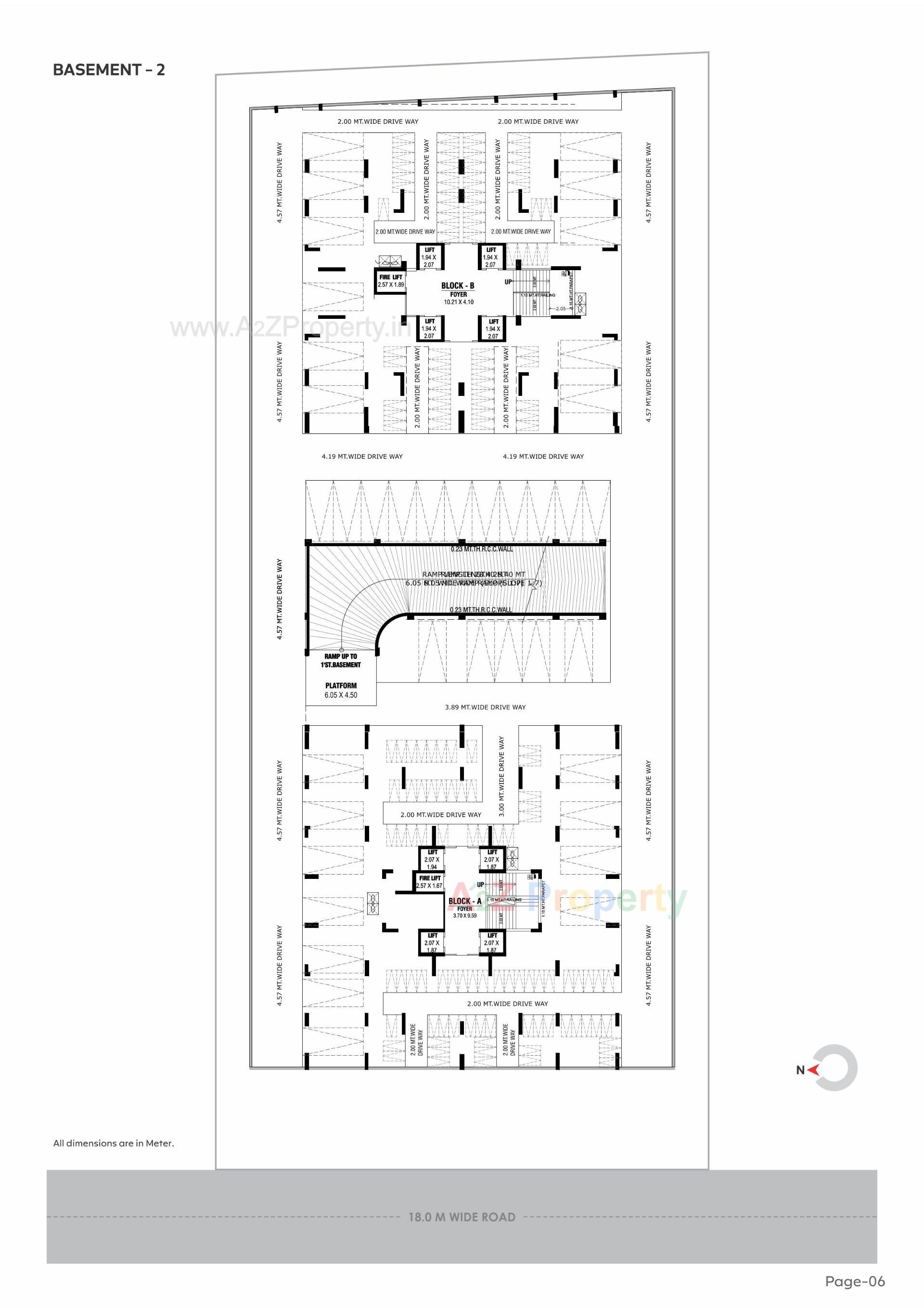 Layout of real estate project Satatya Syril Ii located at Tragad, Ahmedabad, Gujarat