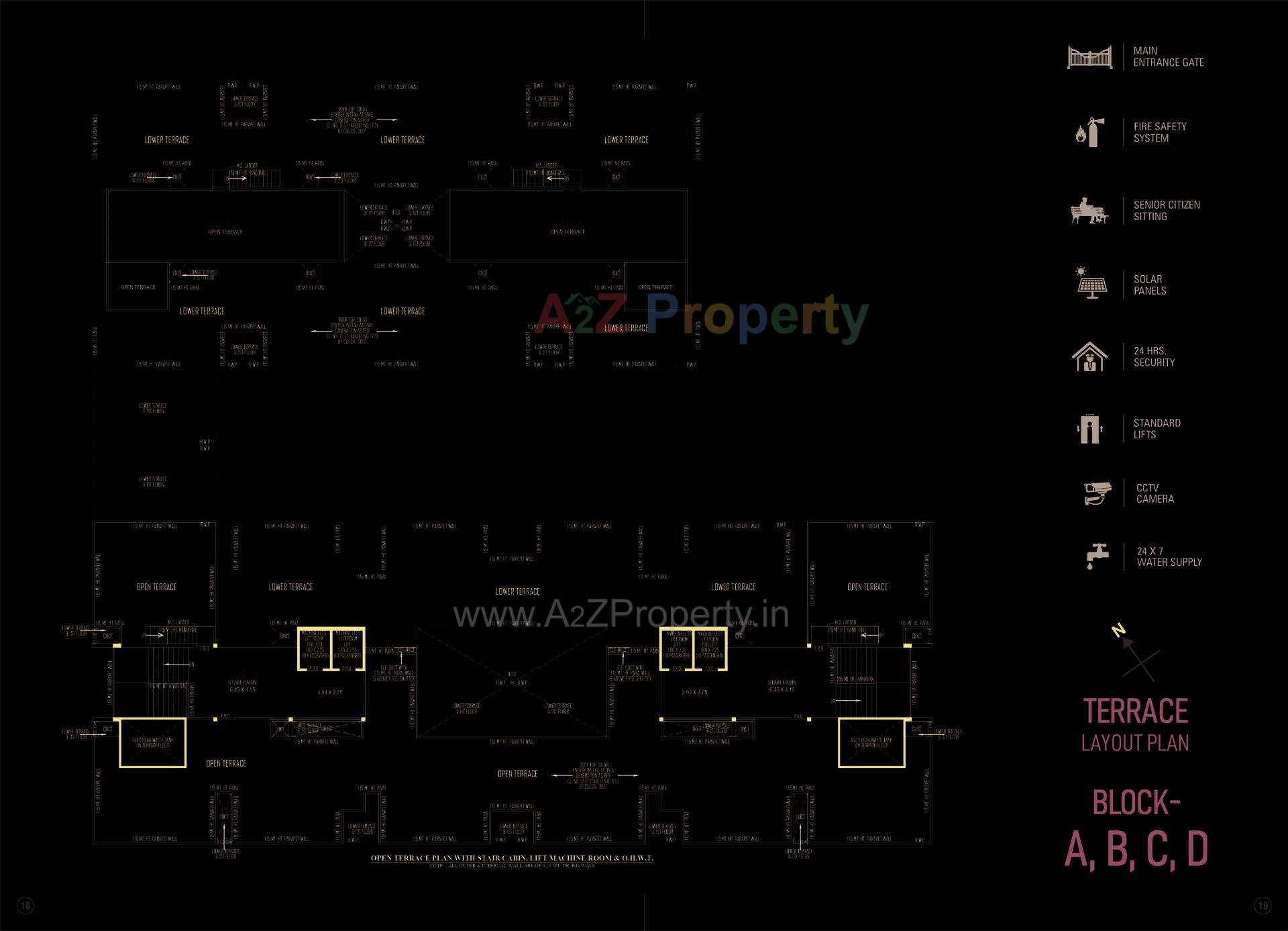 Layout of real estate project Satkar Green located at Muthiya, Ahmedabad, Gujarat
