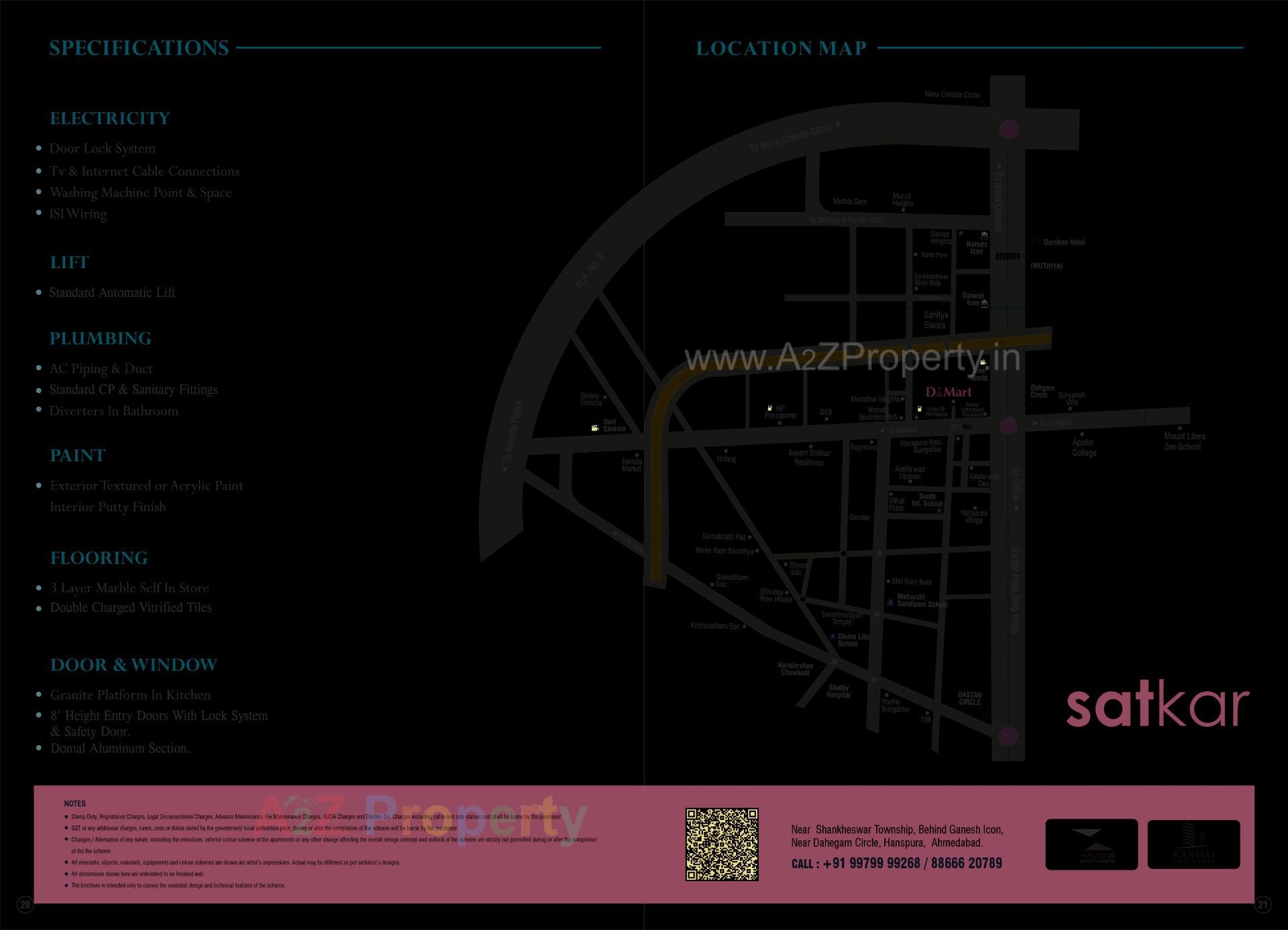  of real estate project Satkar Green located at Muthiya, Ahmedabad, Gujarat