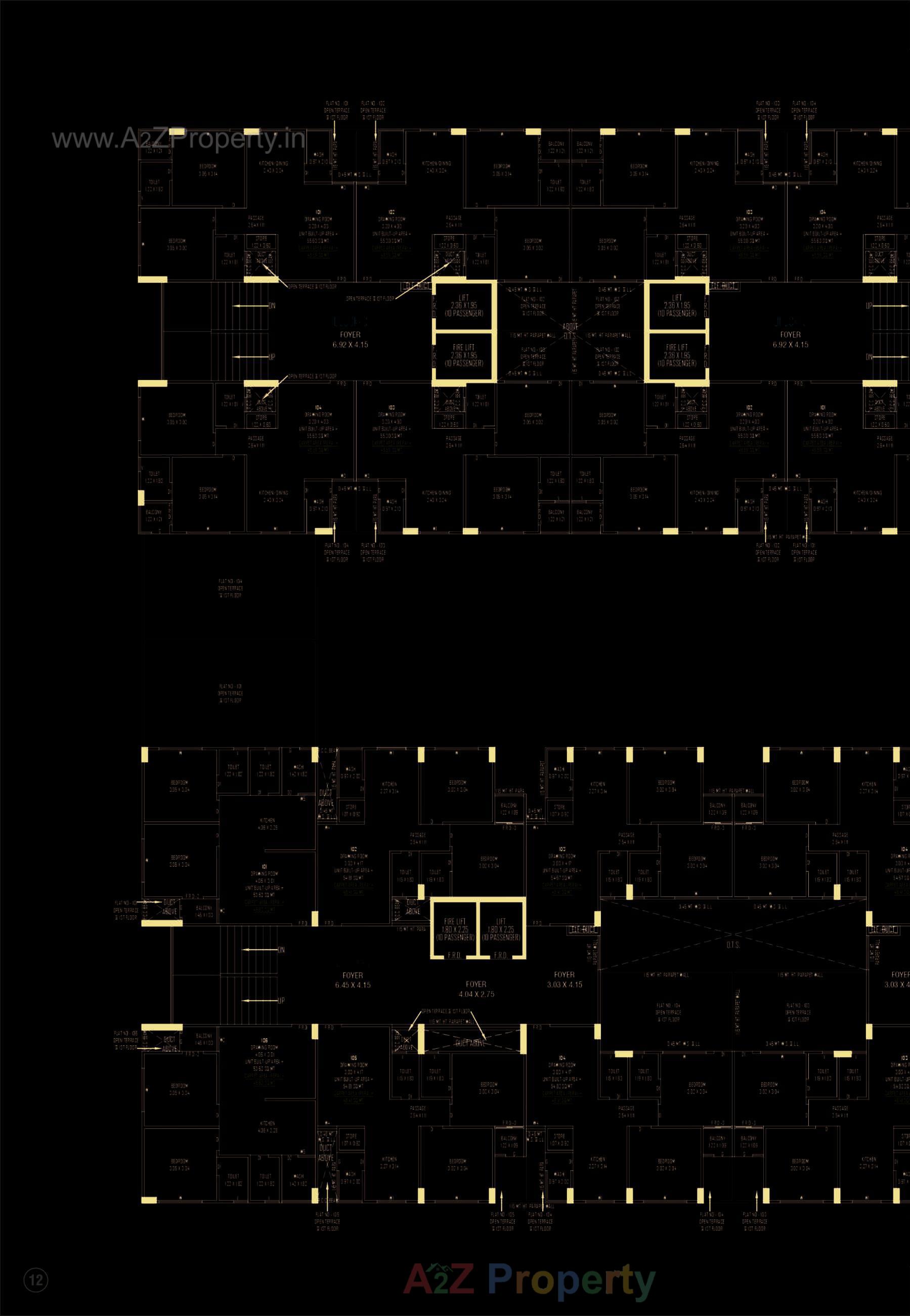 Layout of real estate project Satkar Green located at Muthiya, Ahmedabad, Gujarat