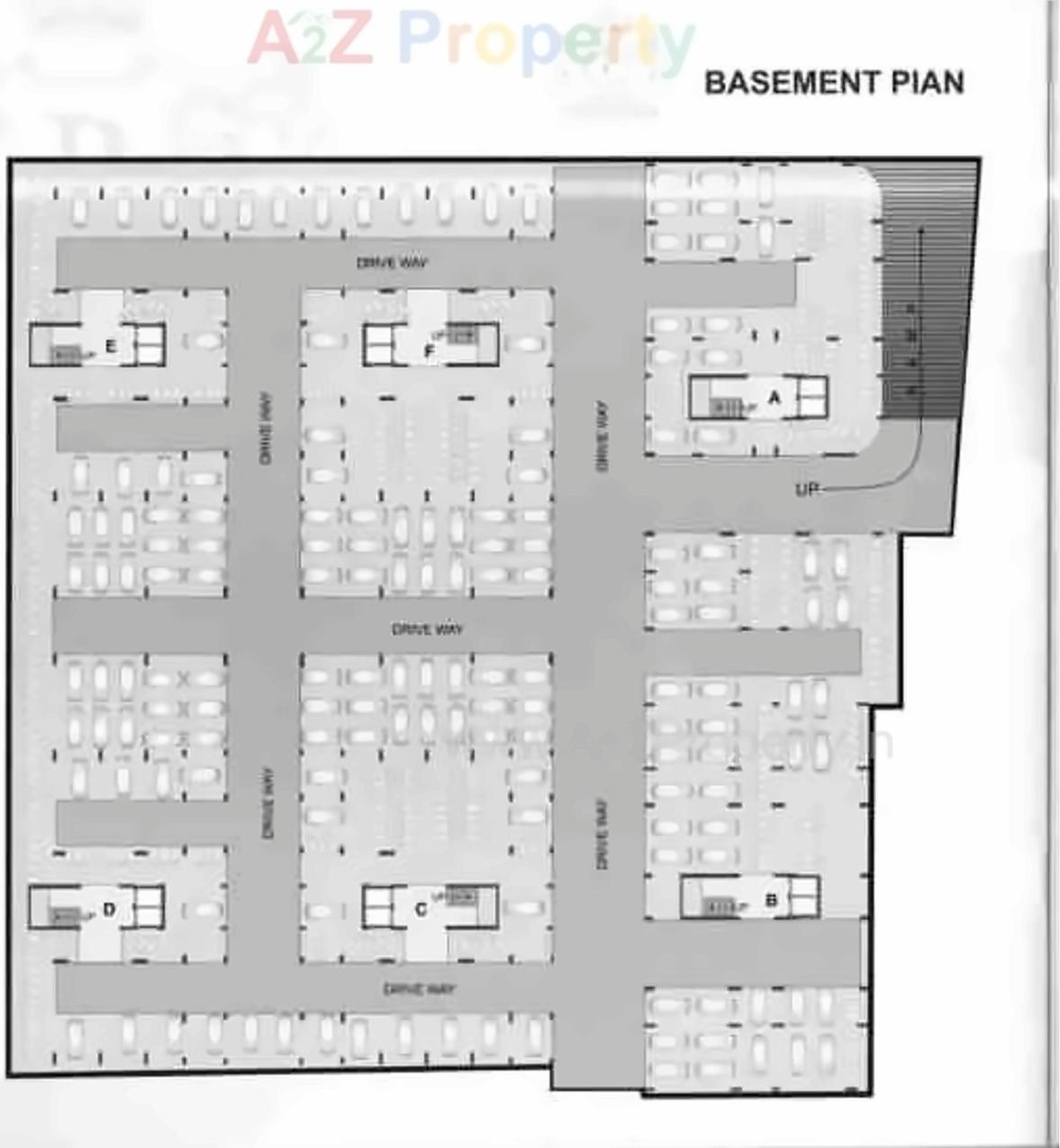 Layout of real estate project Satkar Primeum located at Naroda, Ahmedabad, Gujarat
