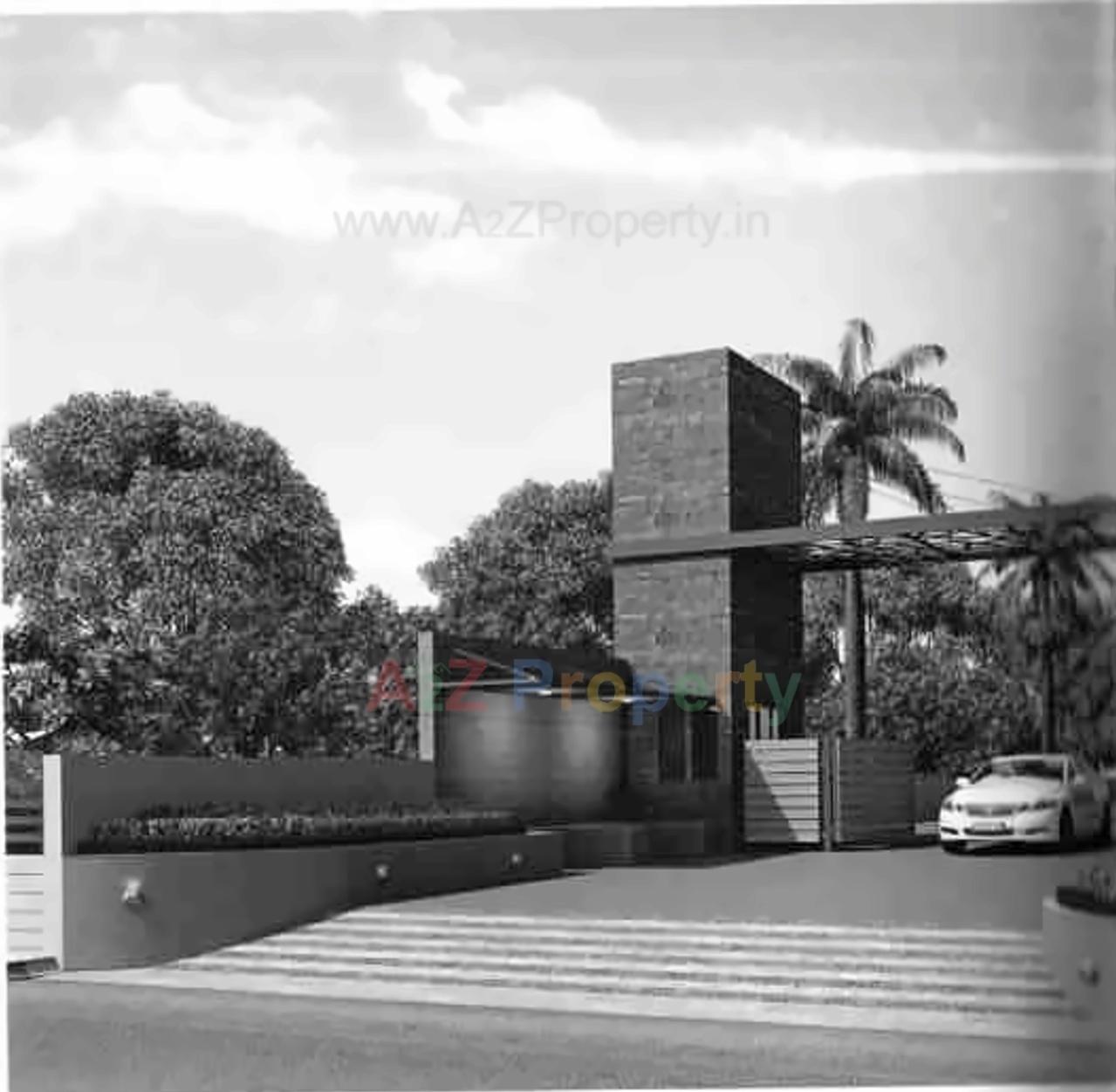 3D Elevation of real estate project Satkar Primeum located at Naroda, Ahmedabad, Gujarat