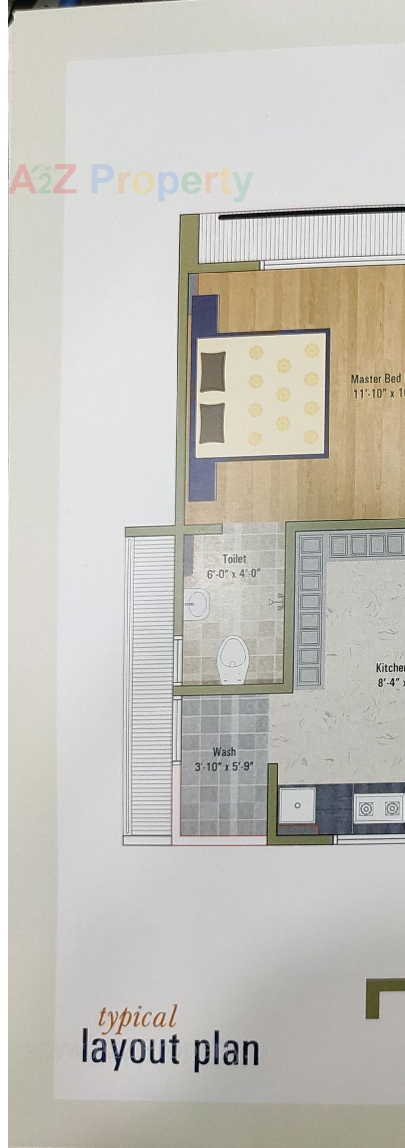 Layout of real estate project Satsang Flora located at Ahmedabad, Ahmedabad, Gujarat