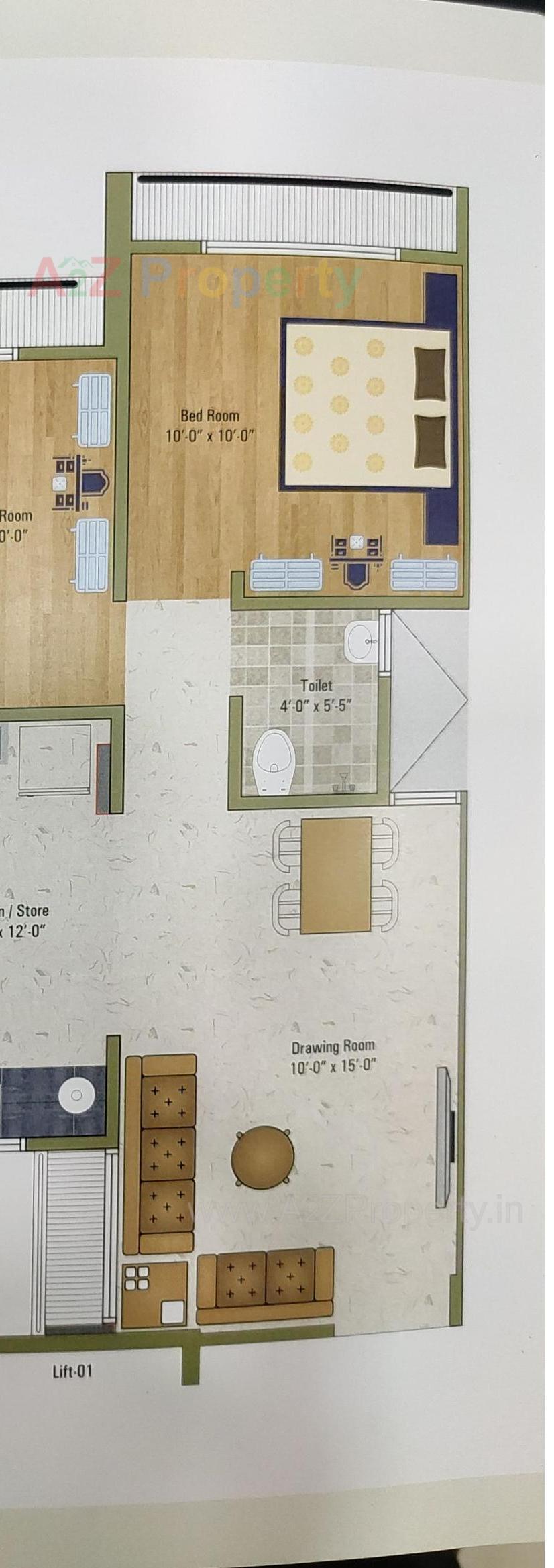 Layout of real estate project Satsang Flora located at Ahmedabad, Ahmedabad, Gujarat