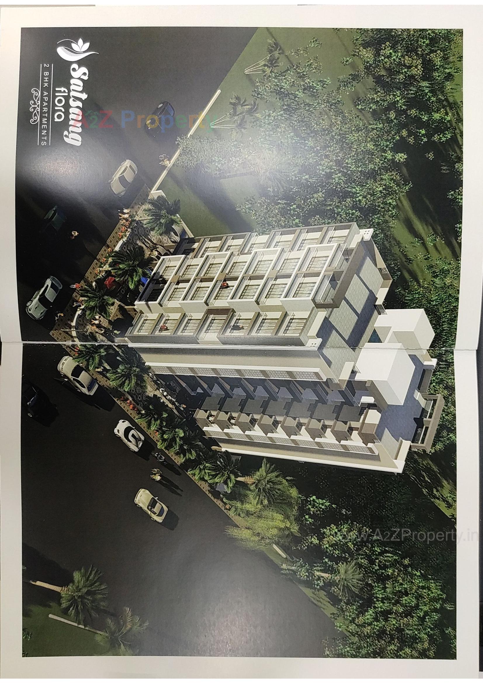3D Elevation of real estate project Satsang Flora located at Ahmedabad, Ahmedabad, Gujarat