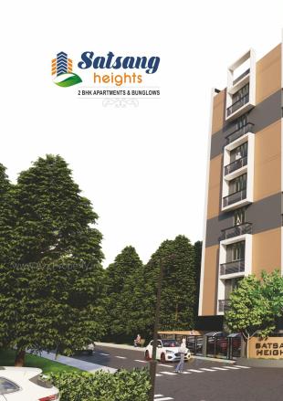 Elevation of real estate project Satsang Heights located at Ghuma, Ahmedabad, Gujarat