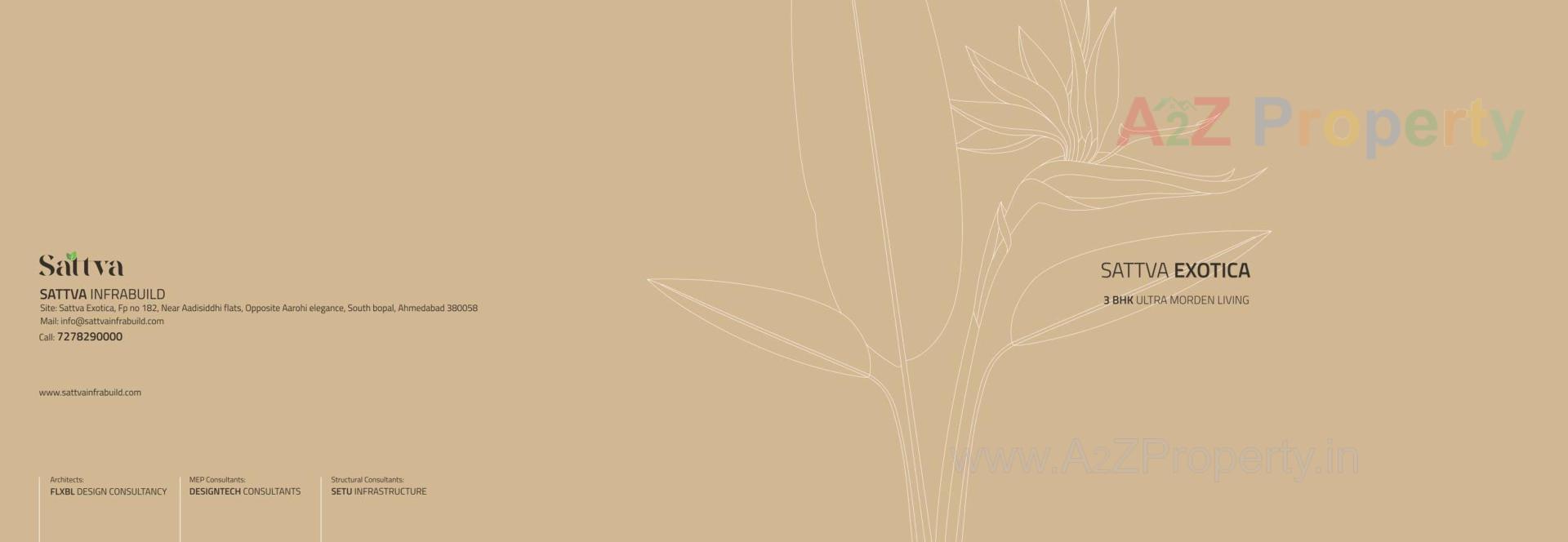  of real estate project Sattva Exotica located at Bopal, Ahmedabad, Gujarat