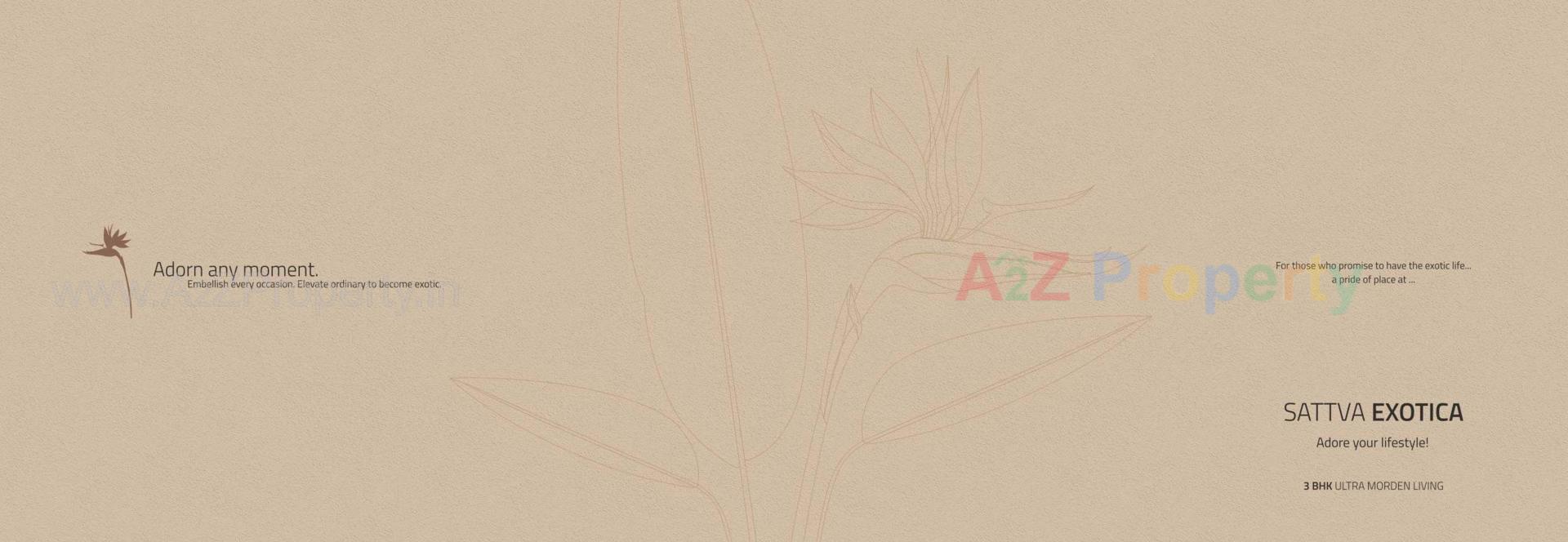  of real estate project Sattva Exotica located at Bopal, Ahmedabad, Gujarat