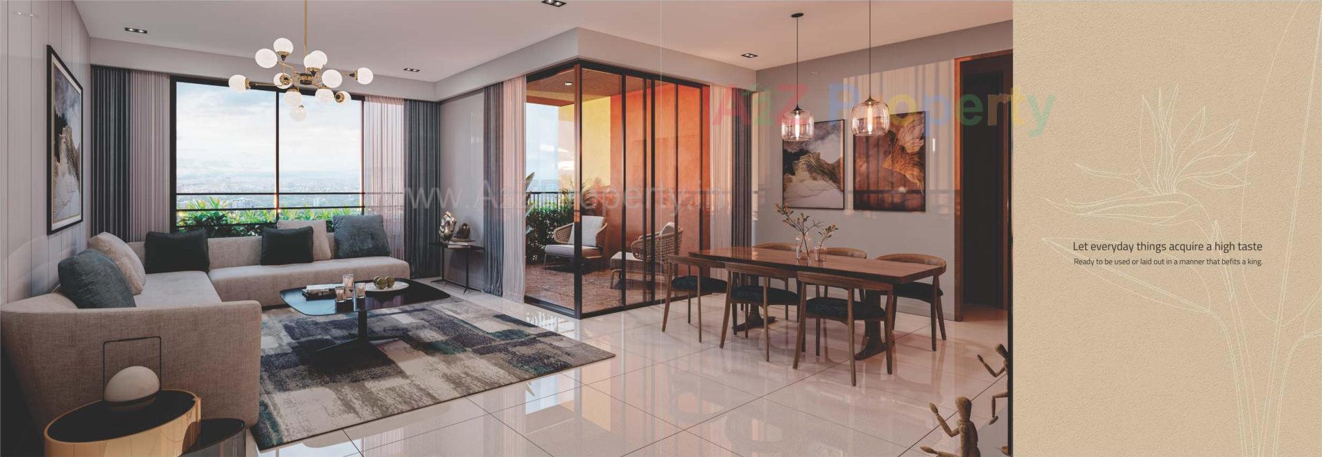 3D Elevation of real estate project Sattva Exotica located at Bopal, Ahmedabad, Gujarat