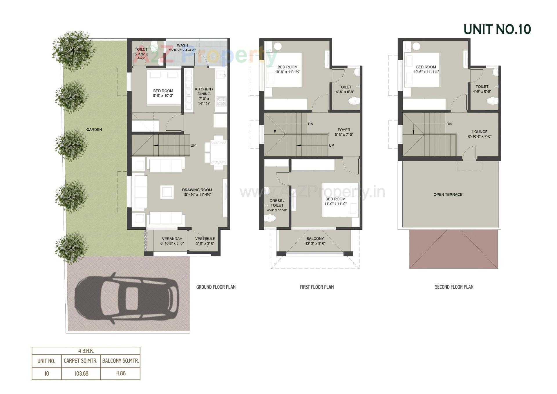 Layout of real estate project Sattva Villa located at Laxmipura, Ahmedabad, Gujarat