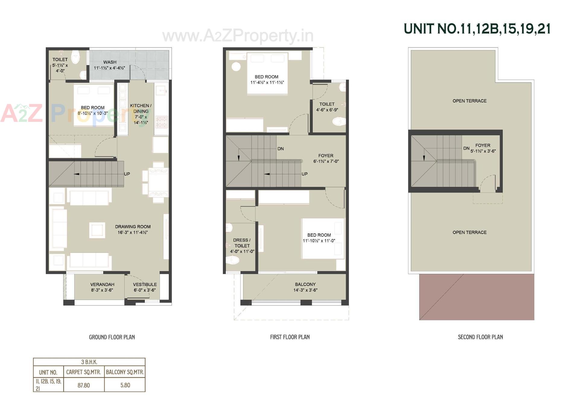 Layout of real estate project Sattva Villa located at Laxmipura, Ahmedabad, Gujarat