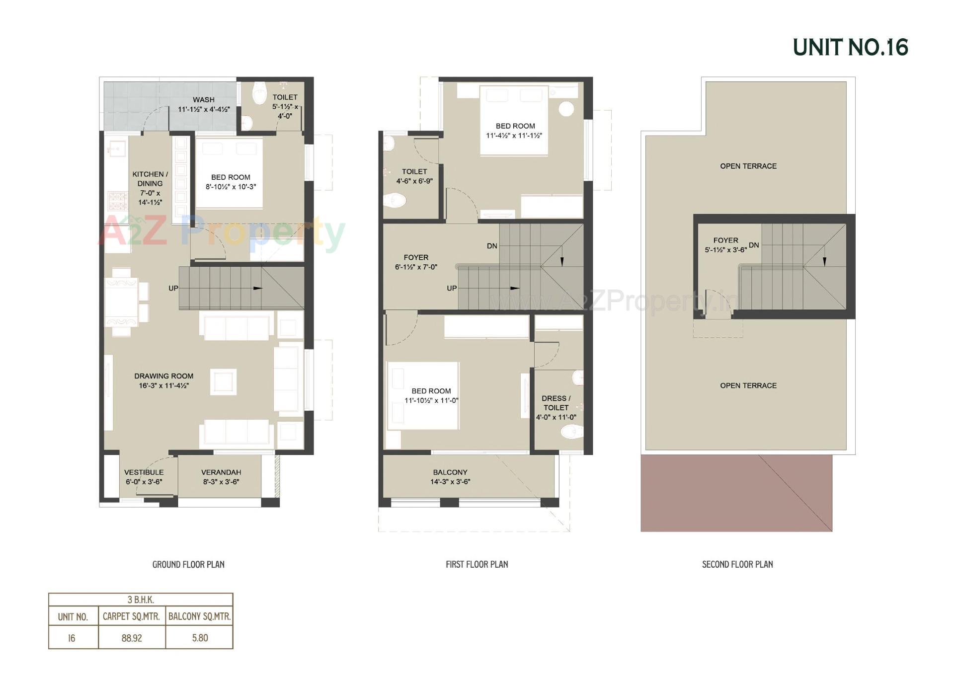 Layout of real estate project Sattva Villa located at Laxmipura, Ahmedabad, Gujarat