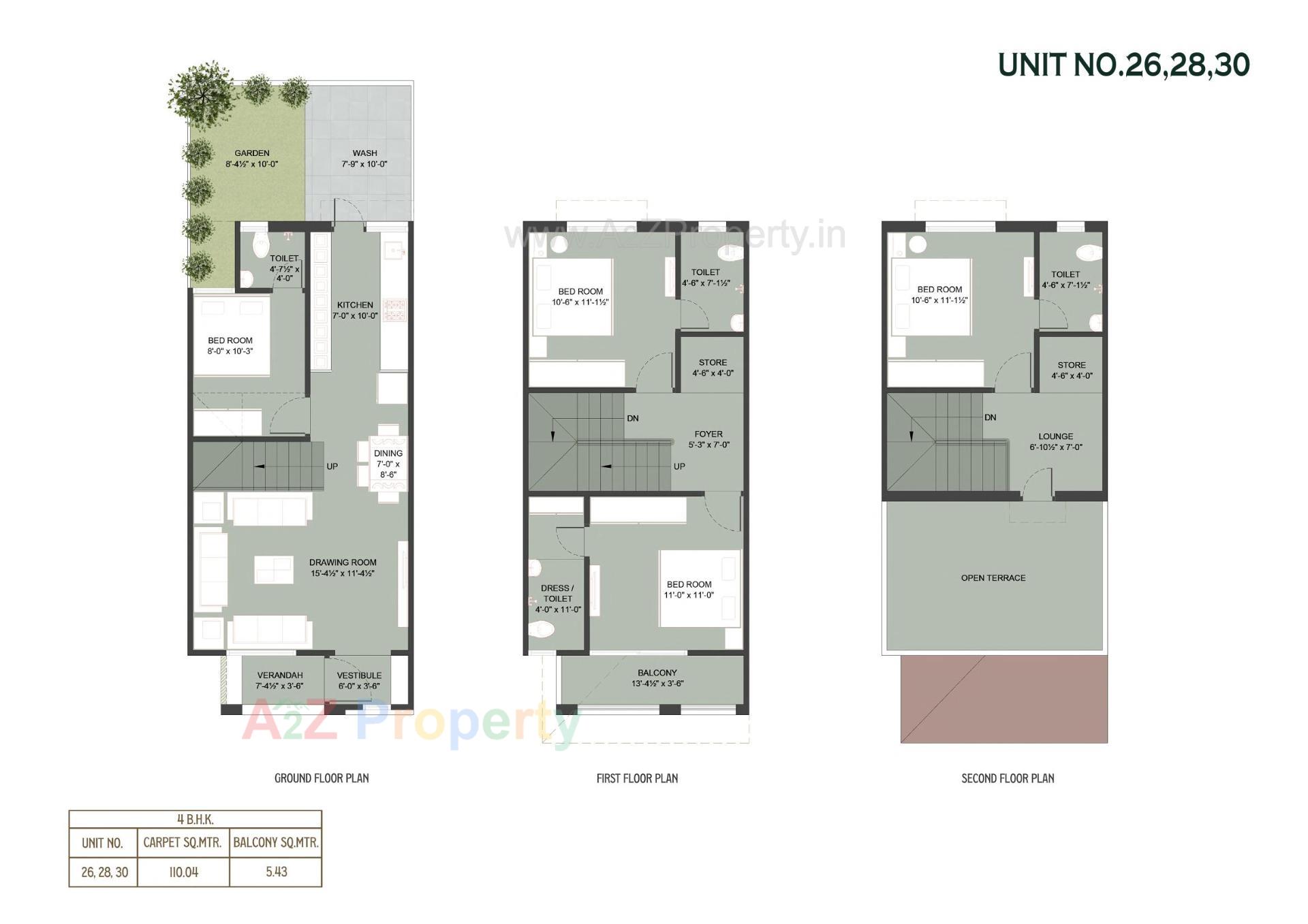 Layout of real estate project Sattva Villa located at Laxmipura, Ahmedabad, Gujarat