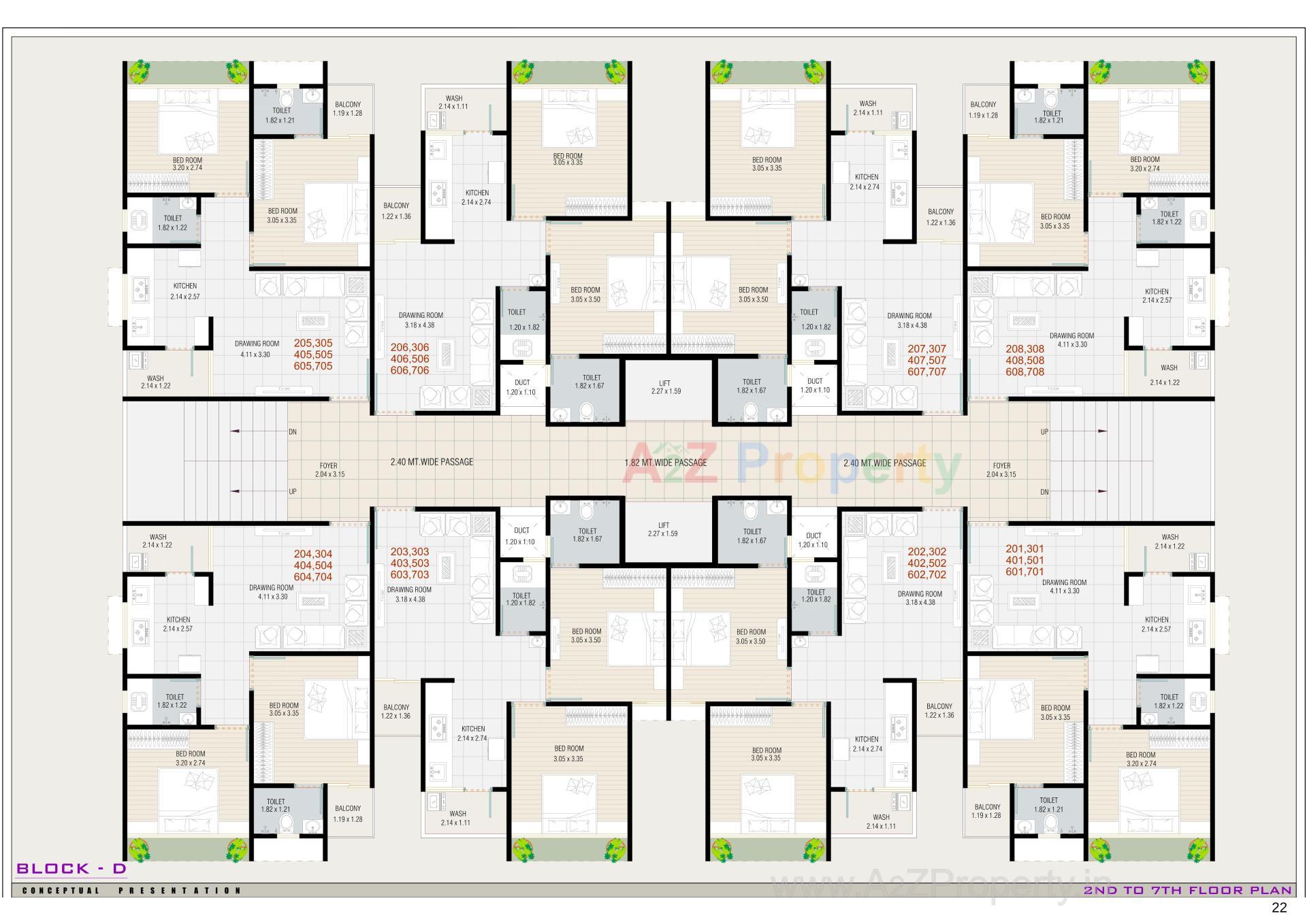 Layout of real estate project Sattvam Icon located at Vinzol, Ahmedabad, Gujarat