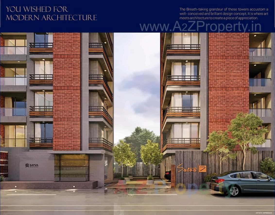 3D Elevation of real estate project Satva located at Dariyapur-kajipur, Ahmedabad, Gujarat