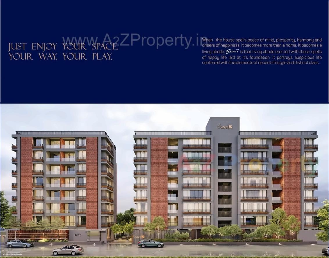 3D Elevation of real estate project Satva located at Dariyapur-kajipur, Ahmedabad, Gujarat