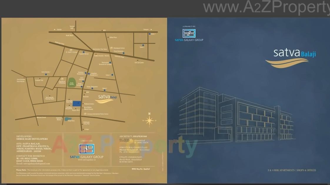  of real estate project Satva Balaji located at Nikol, Ahmedabad, Gujarat