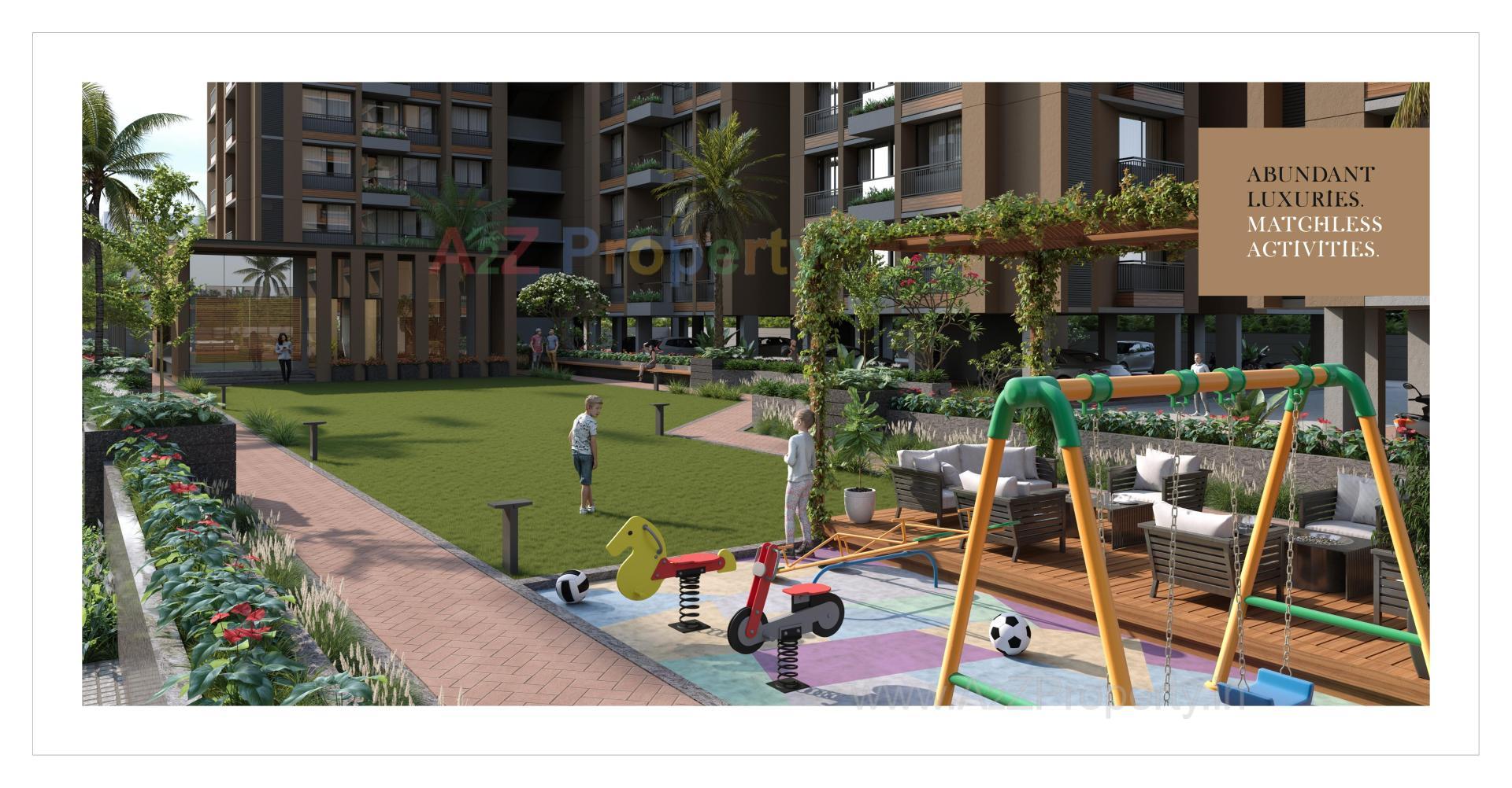 3D Elevation of real estate project Satva Elegance located at Nikol, Ahmedabad, Gujarat