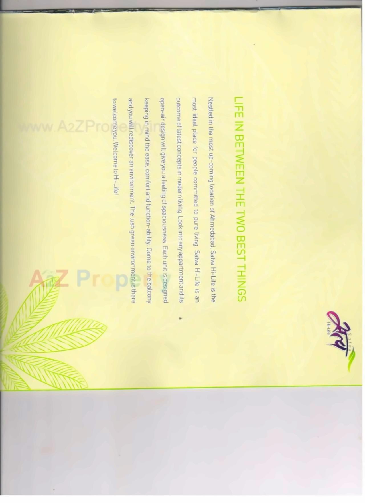  of real estate project Satva Hi Life located at Sola, Ahmedabad, Gujarat