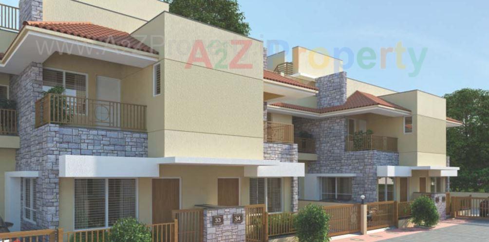 3D Elevation of real estate project Satva Homes located at City, Ahmedabad, Gujarat