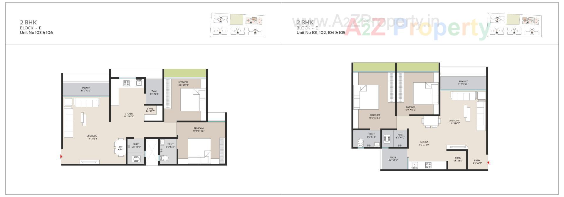 Layout of real estate project Satva Imperia located at Naroda, Ahmedabad, Gujarat