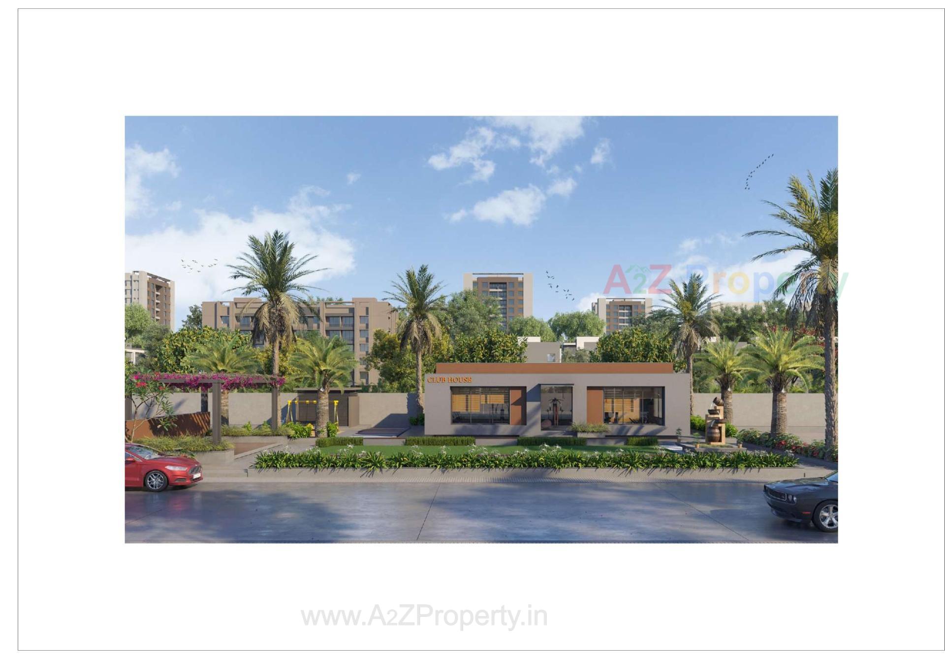 3D Elevation of real estate project Satva Imperia located at Naroda, Ahmedabad, Gujarat