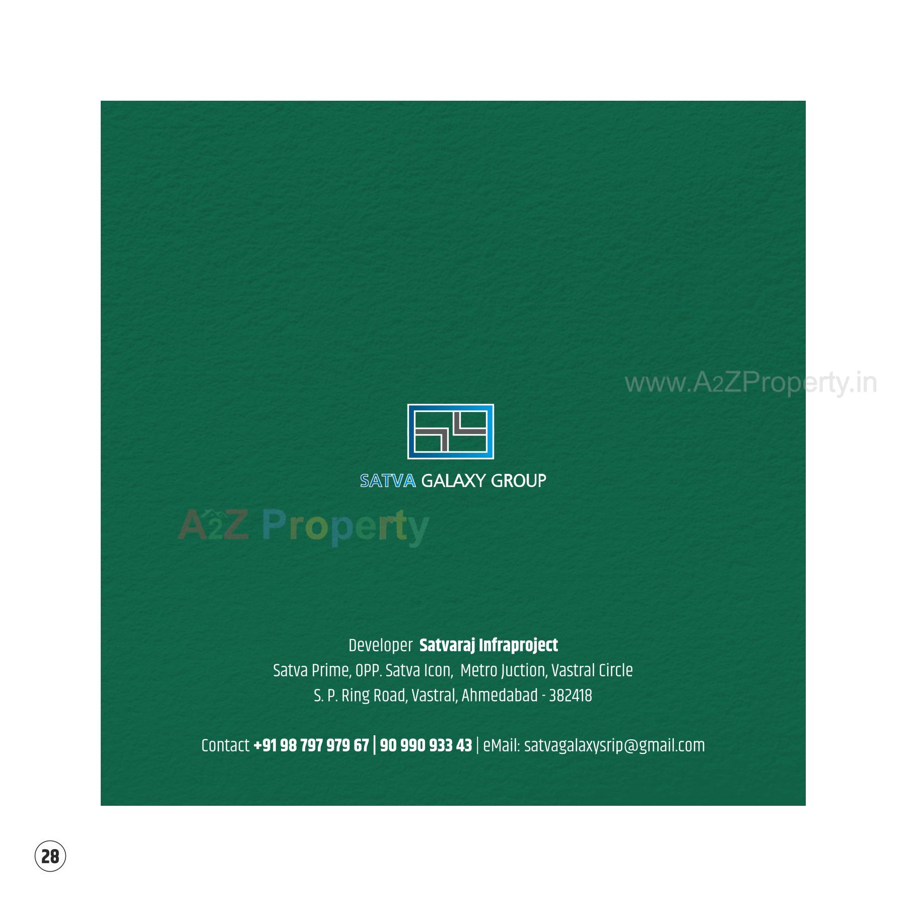  of real estate project Satva Prime located at Vastral, Ahmedabad, Gujarat